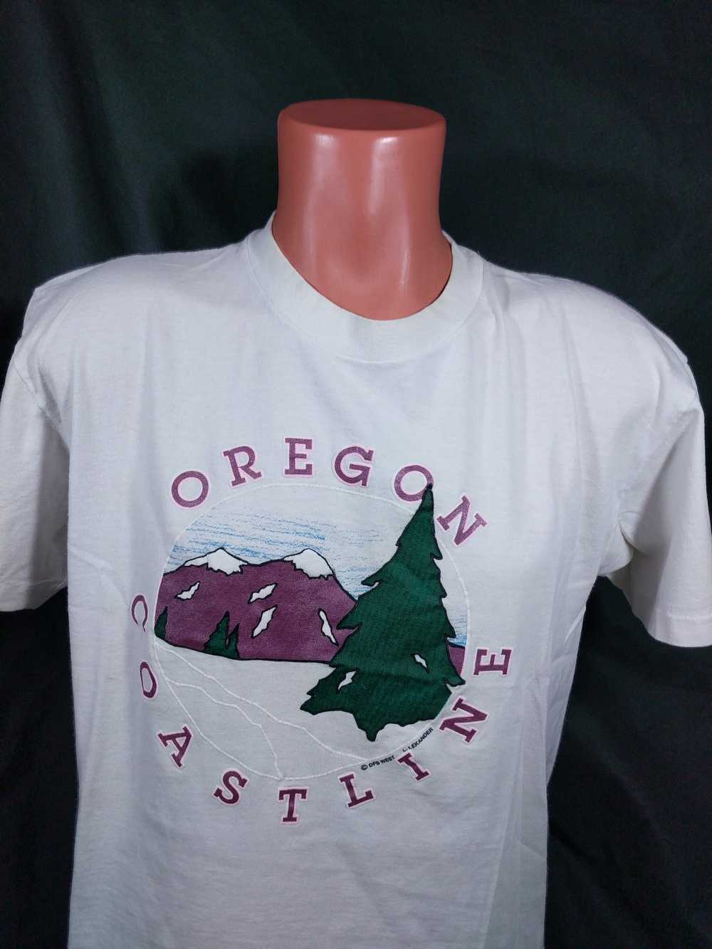 Hanes × Made In Usa × Vintage Vtg 90s Oregon Coas… - image 2