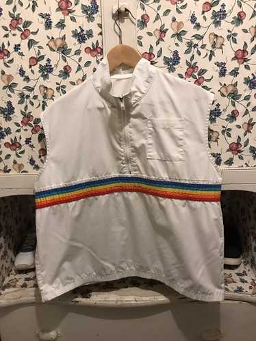 Vintage Vintage 90s Rainbow Vest - image 1