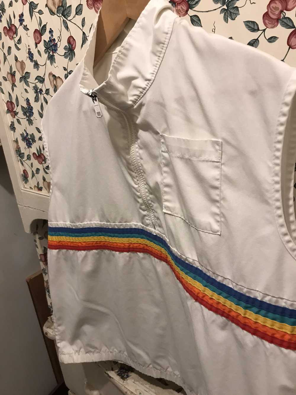 Vintage Vintage 90s Rainbow Vest - image 2