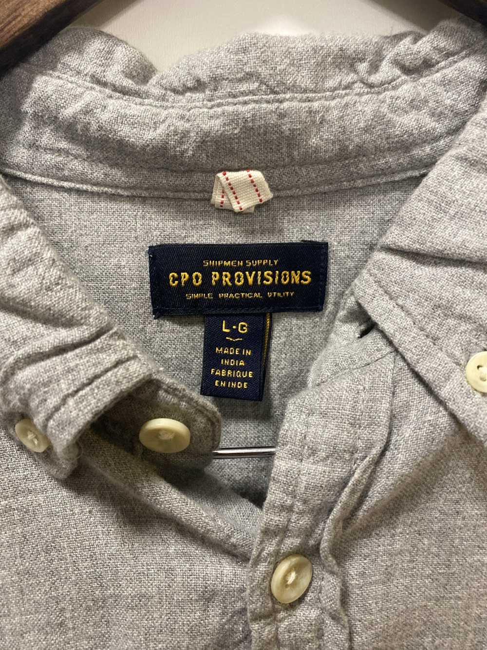 Cpo Grey CPO provisions button up - image 2