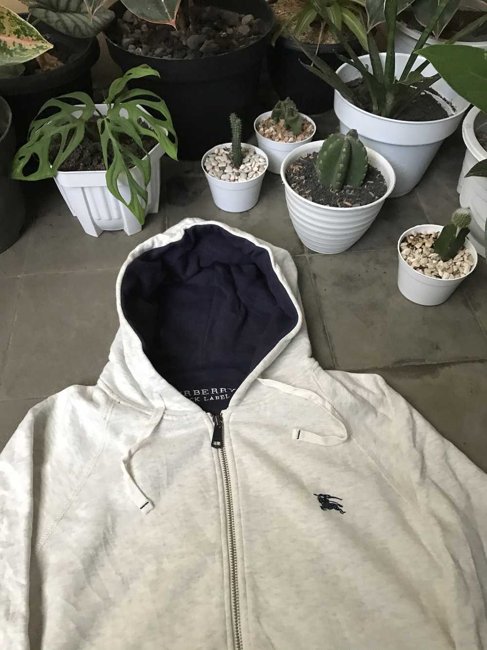 Burberry Burberry Black Label Zip Up Hoodie - Gem