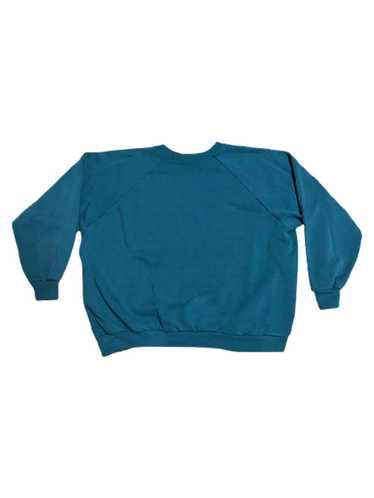 Vintage Sweatshirt Teal Hanes Signature Women's Small 