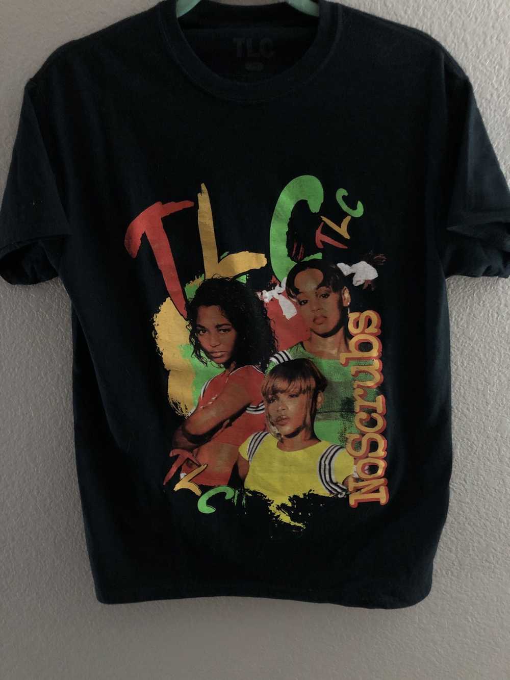 Band Tees TLC No Scrubs Rap Tee Size Medium - image 1