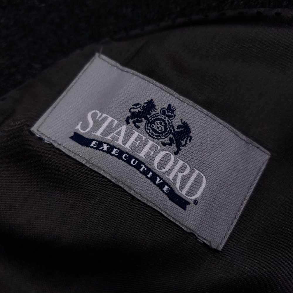 Stafford 42R Camelhair Sport Coat Gray Stafford E… - image 4