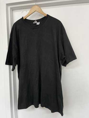 Black Tank Top 90s T-shirt Sleeveless Tee Round Scoop Neck Shirt Retro  Basic Plain Tshirt Summer Minimalist Cotton Vintage 1990s Small S 