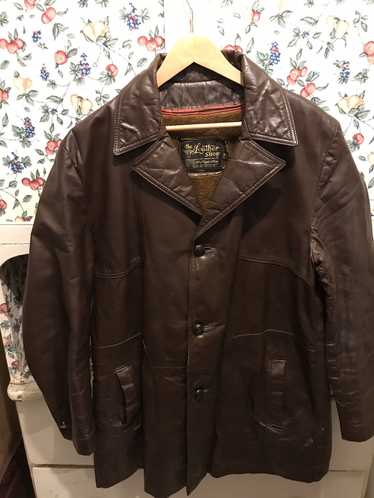 Sears × Vintage Vintage 80s Sears Leather Jacket - image 1