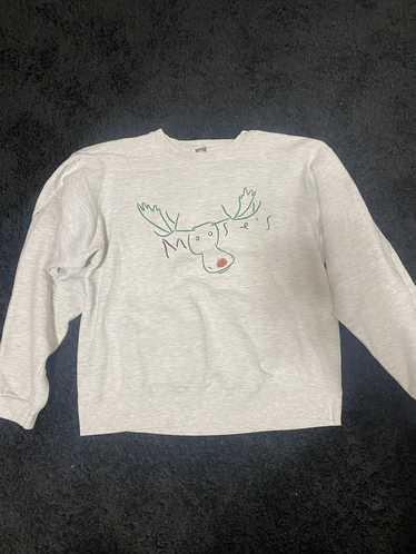 Streetwear × Vintage Vintage 90s Rudolph Crewneck