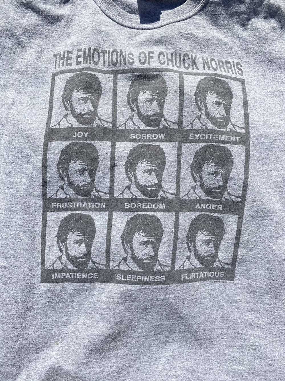 Vintage The Emotions of Chuck Norris T Shirt - image 3