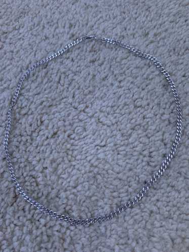 Gold 14k Plated White Gold Chain 16”