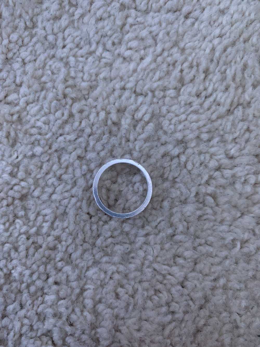 Gucci Sterling Silver Gucci G Cutout Ring size 7.… - image 4