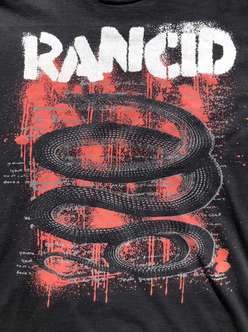 Band Tees × Hype × Vintage 2007 Rancid Band tee - image 2