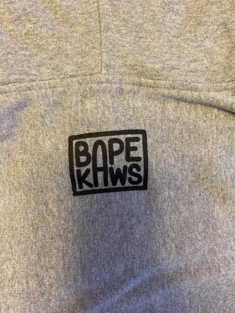 Bape × Kaws Bape x Kaws full zip up hoodie - image 7