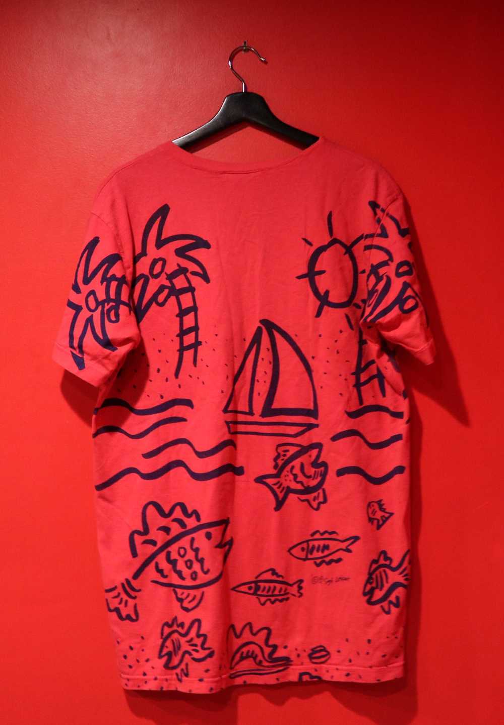 Art × Streetwear × Vintage Vintage 1990s Beach Al… - image 2