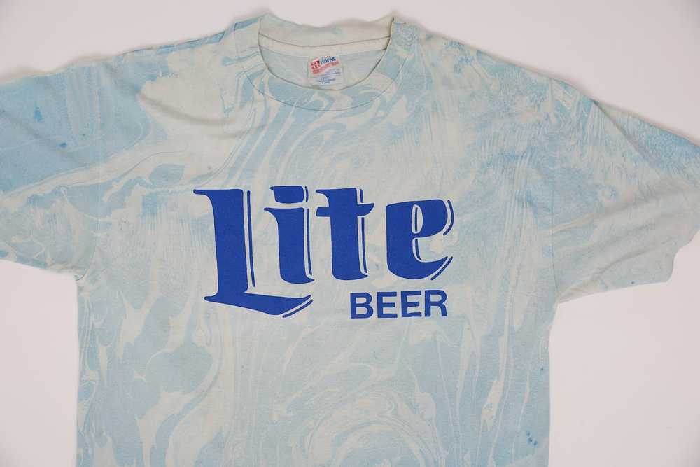 Vintage Vintage Miller Lite T shirt Tee 90s - image 2