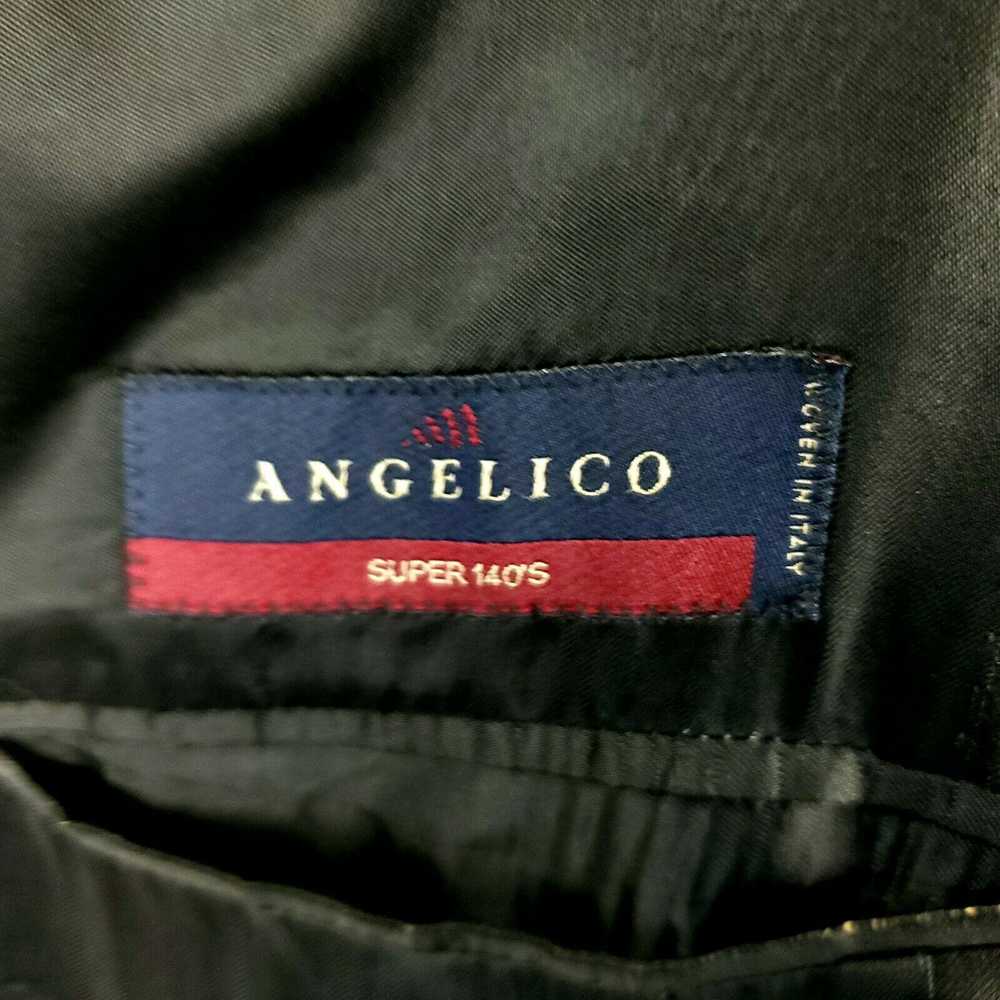Vintage G. Manzoni 42R 2 Button Striped Angelico … - image 8