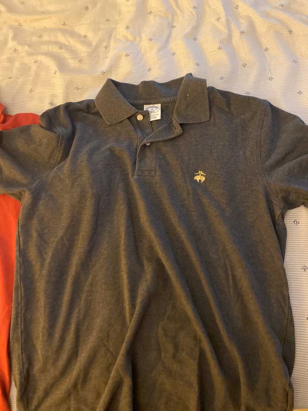 Brooks Brothers Grey plus red brooks brother polo… - image 2