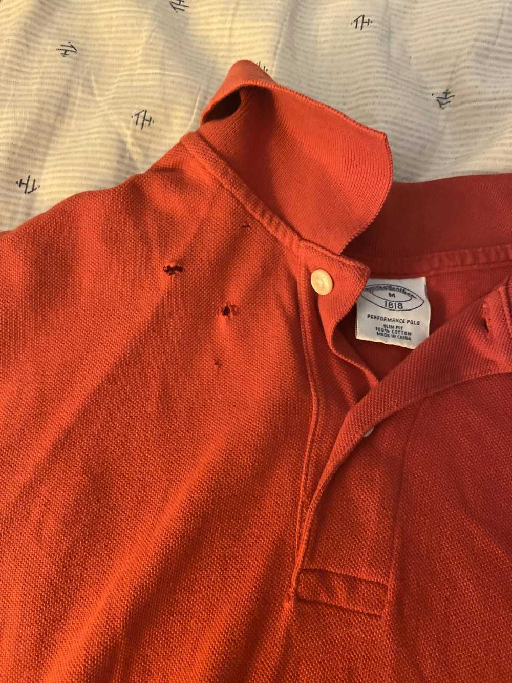 Brooks Brothers Grey plus red brooks brother polo… - image 6