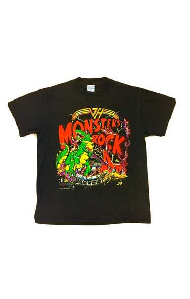 Rock T Shirt × Rock Tees × Vintage Van Halen 1988 