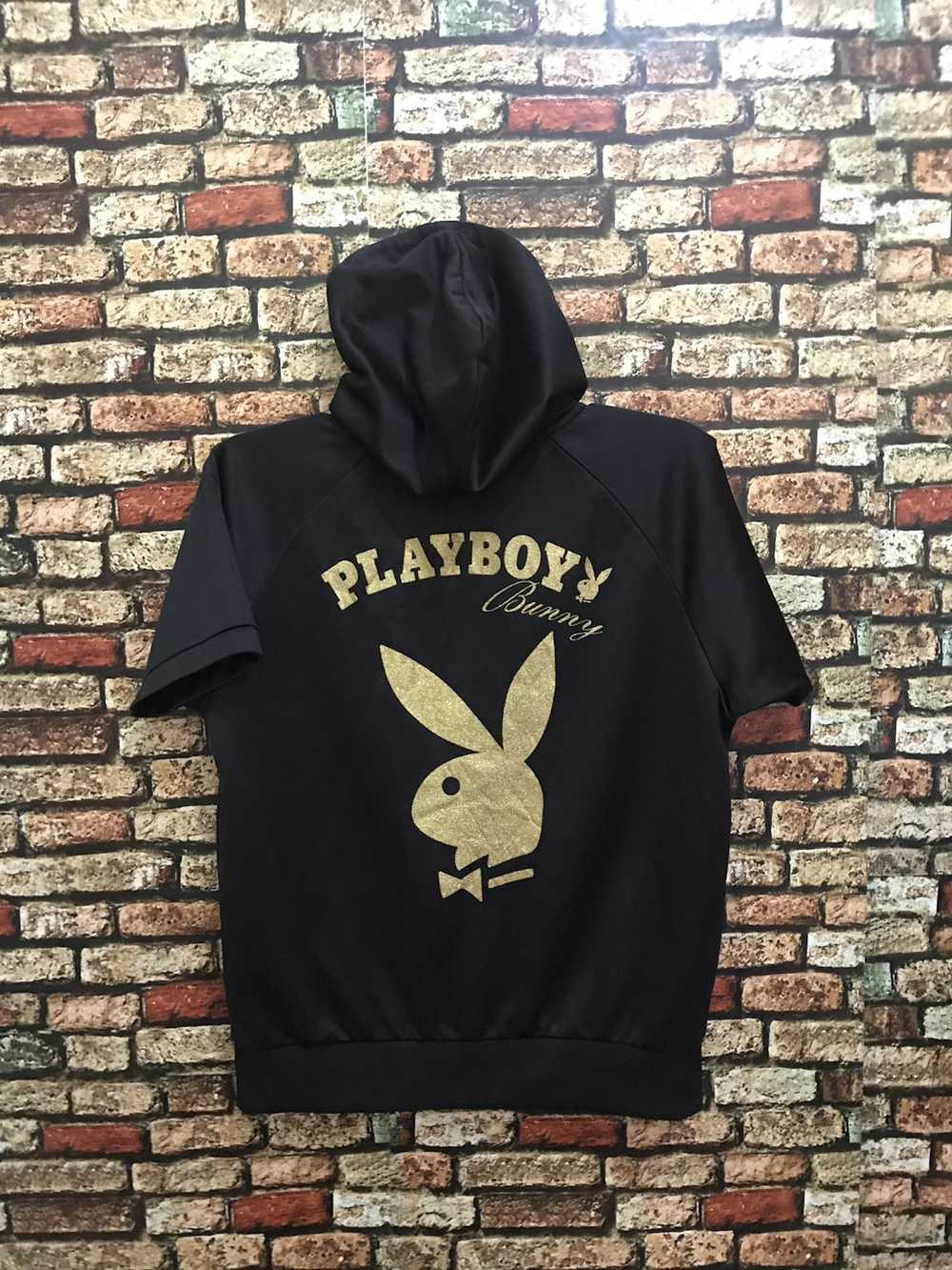 Playboy Playboy Hoodies Big Bunny Full Zipper Sho… - image 1