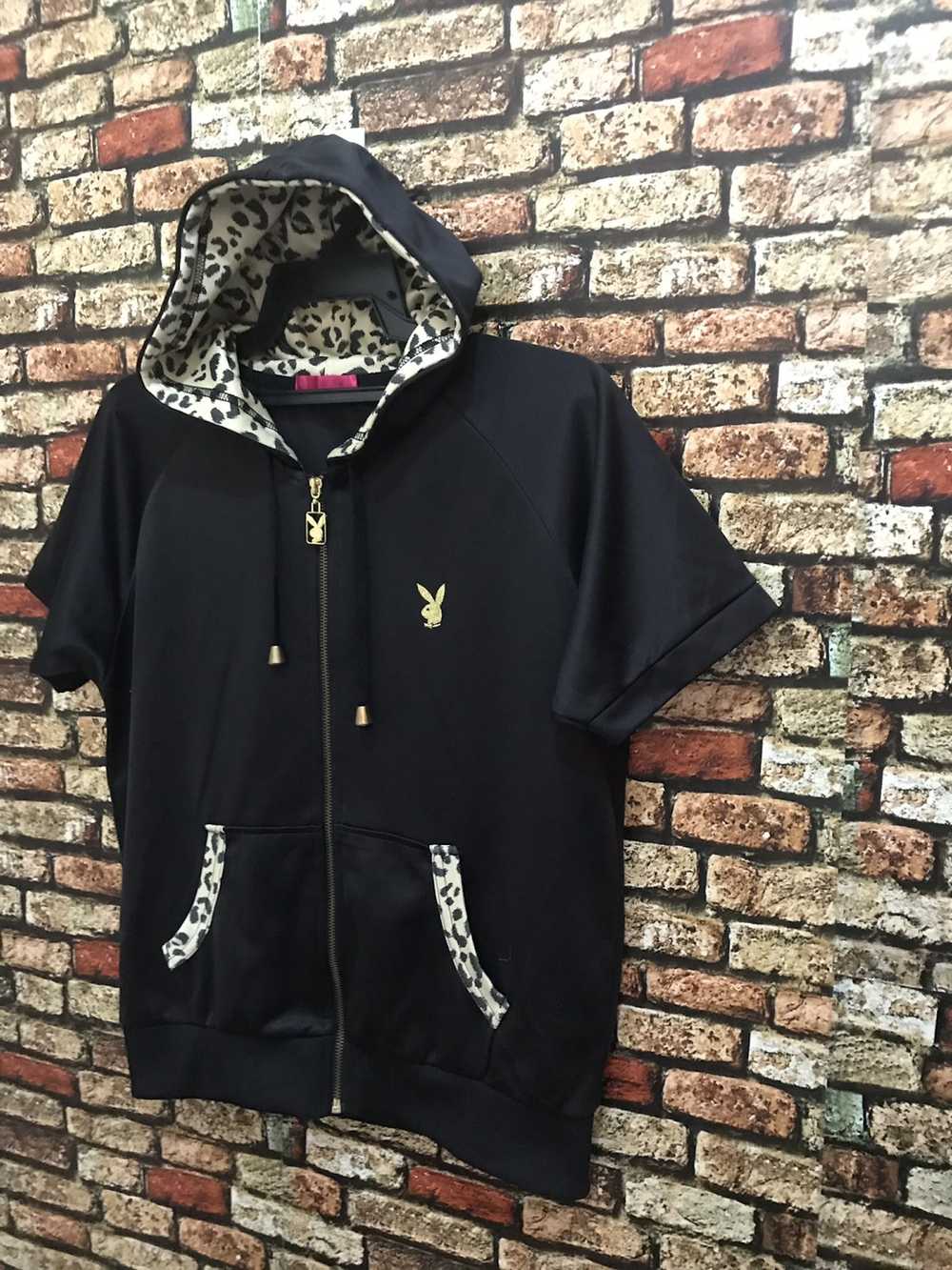 Playboy Playboy Hoodies Big Bunny Full Zipper Sho… - image 7