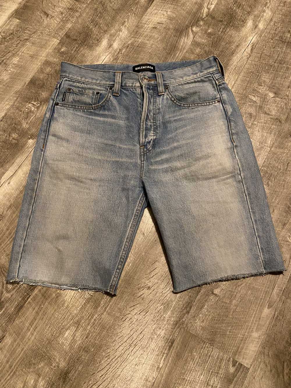 Balenciaga Balenciaga Denim Shorts - image 1