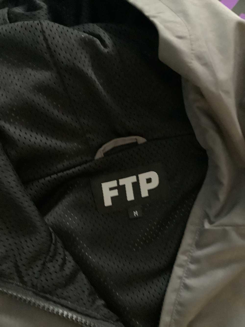 Fuck The Population FTP Anorak quarterzip grey me… - image 3