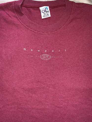 Vintage Vintage Travel shirt. NEWPORT Rhode Island - image 1