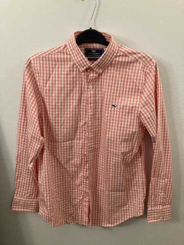 Vineyard Vines Mini Tartan Poplin Whale Shirt