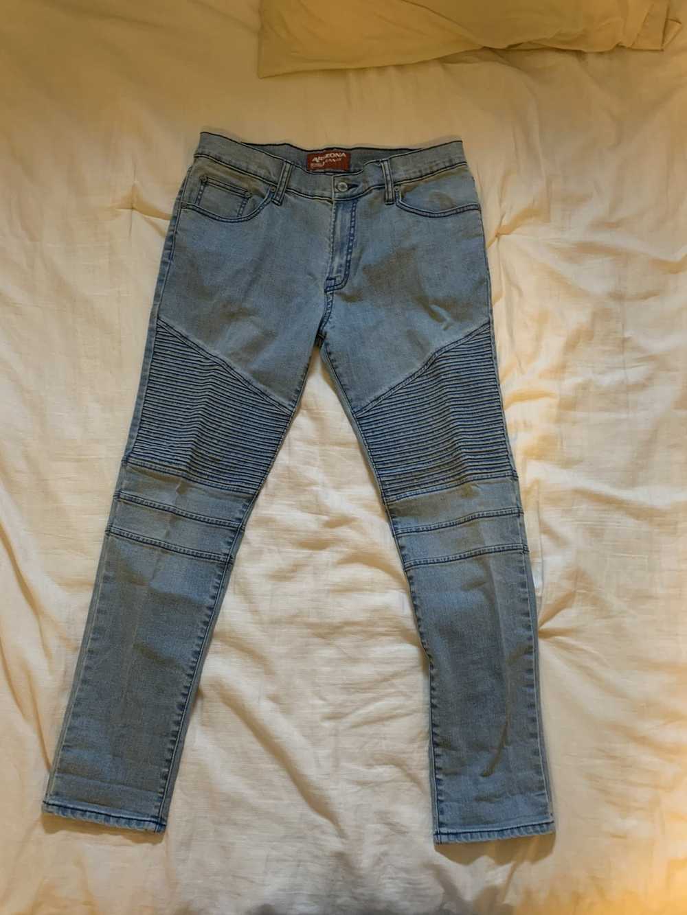 Arizona Jean Company × Biker Jeans Custom Skinny … - image 1
