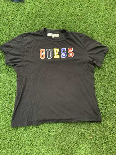 Guess × Vintage Vtg guess embroidered shirt XL