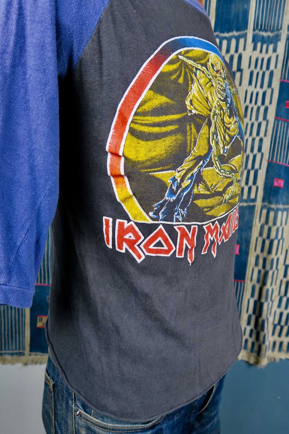 Band Tees × Iron Maiden × Vintage Super Rare 83-8… - image 3