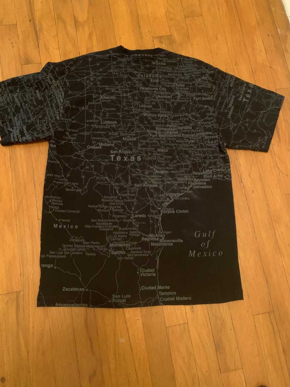 Vintage Texas map t shirt (all over print) double… - image 2