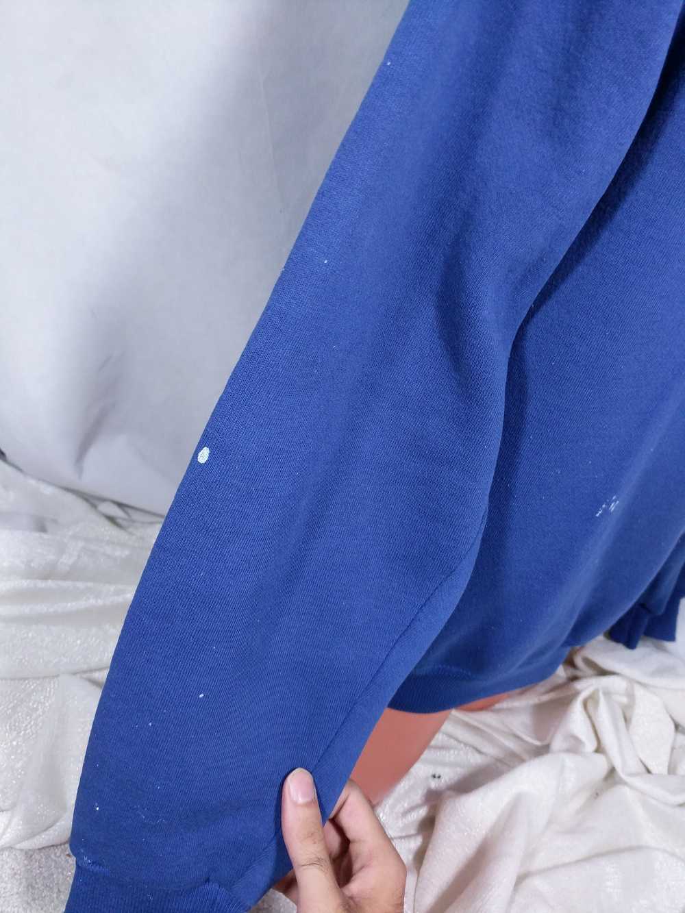 Blank × Vintage Vtg Cheetah Blank Blue Sweatshirt… - image 5