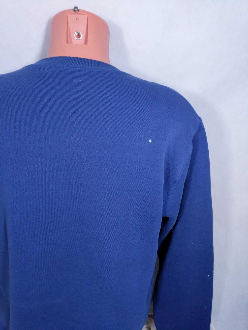Blank × Vintage Vtg Cheetah Blank Blue Sweatshirt… - image 7
