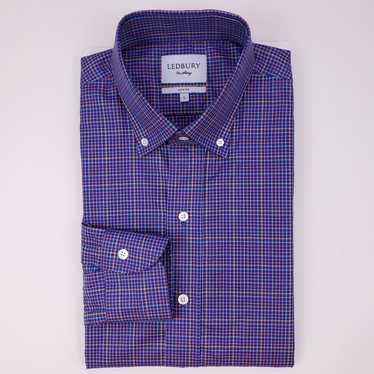 Ledbury Slim Fit Ledbury Shirt Large Multicolor Bl