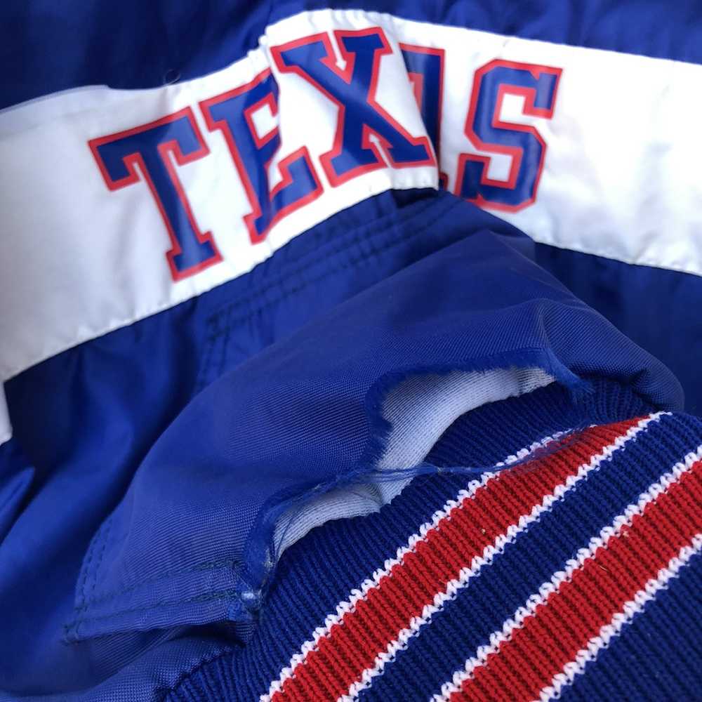 Delong × Vintage Vintage Texas Rangers Satin Quar… - image 4