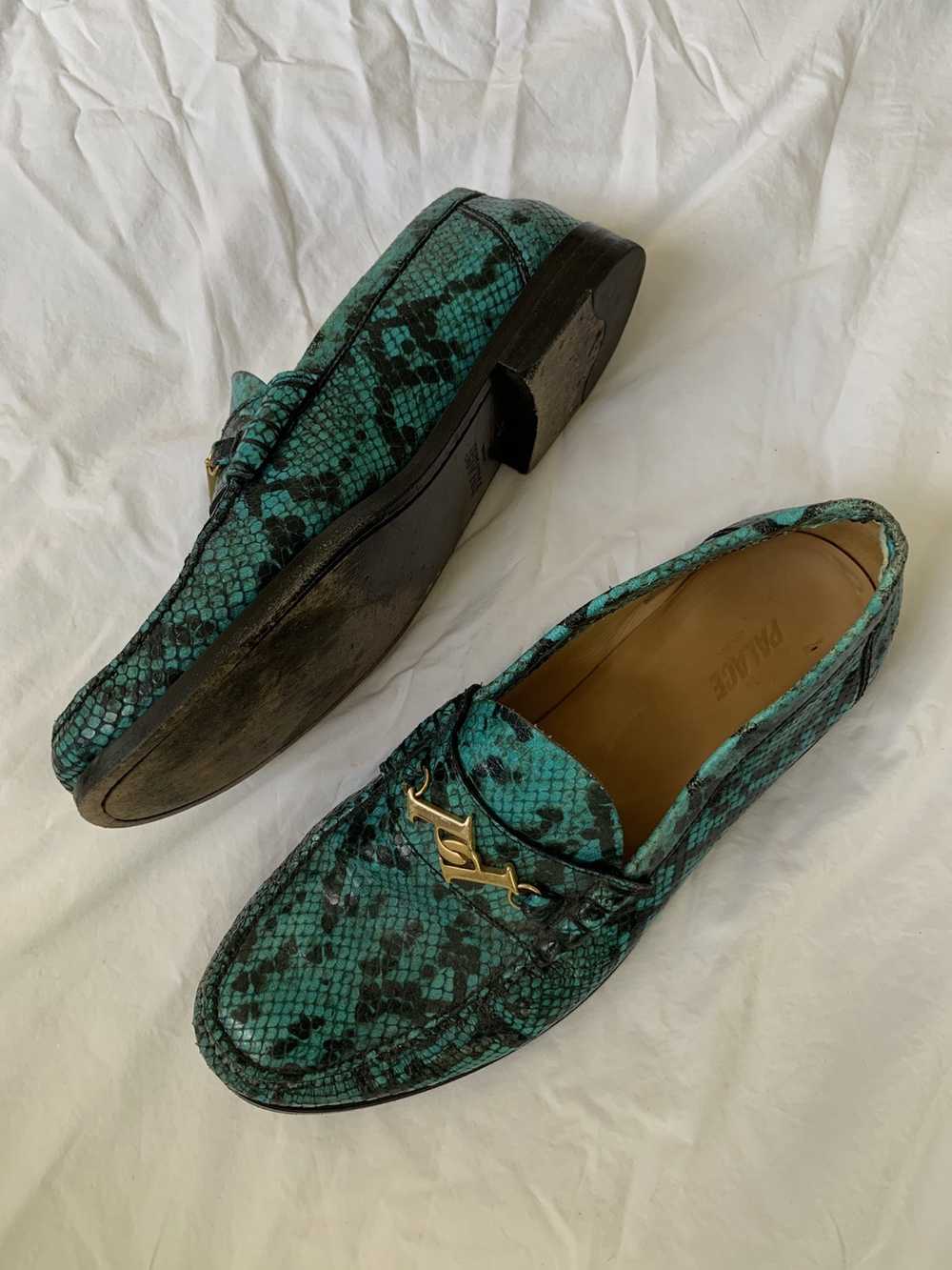 Palace Palace Blue Snake Print Loafer - image 2