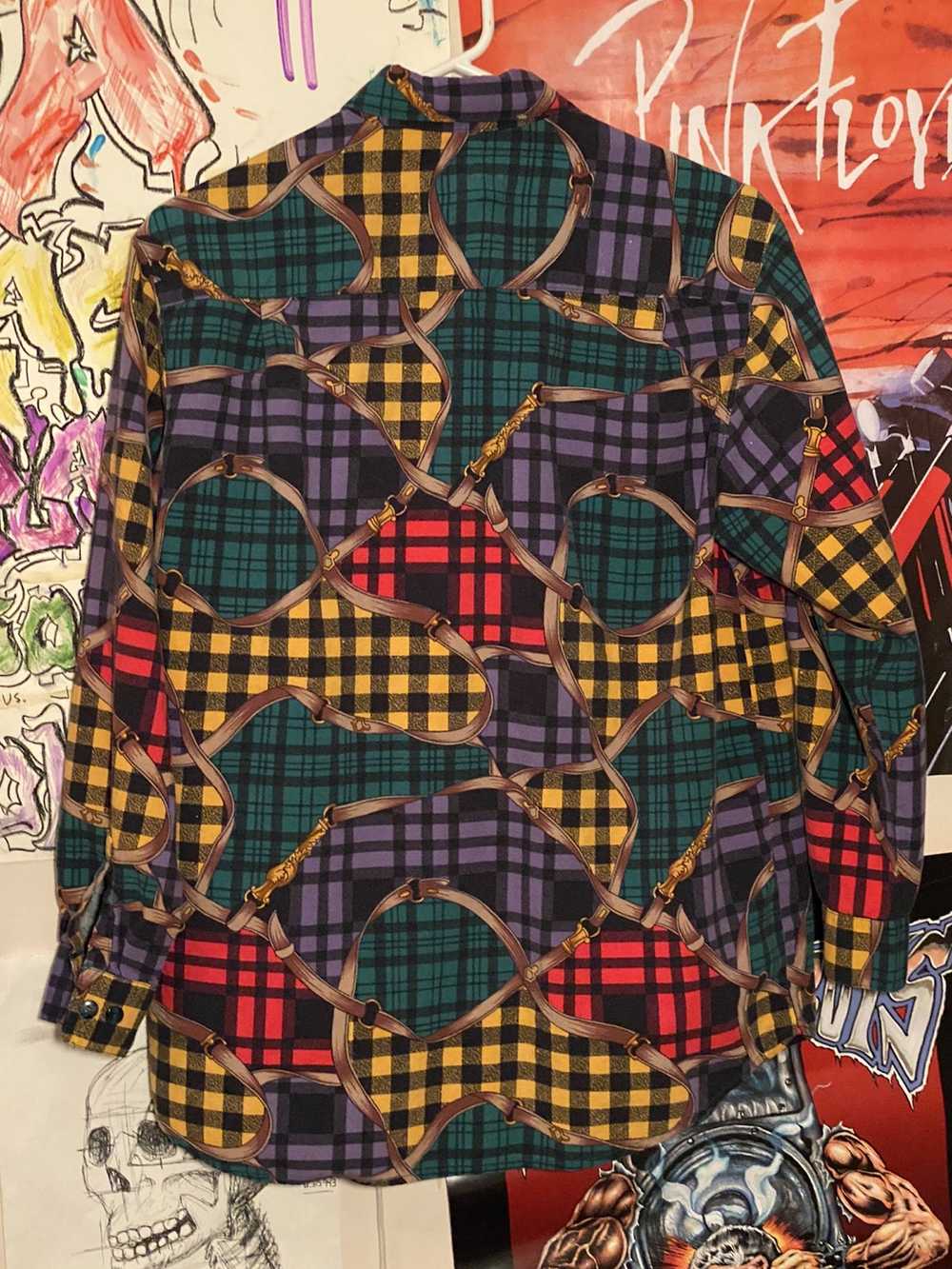 Hunt Club Vintage Plaid Shirt - image 3