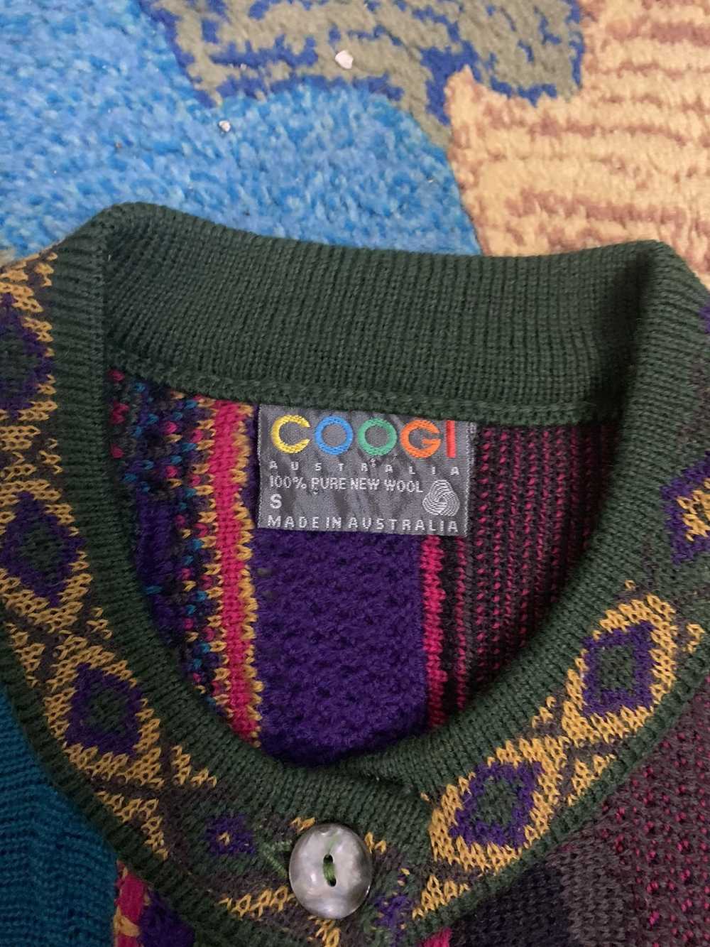 Coogi COOGIE button up sweater - image 6