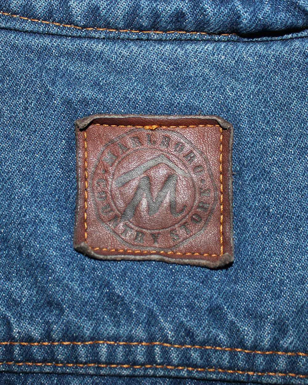 Marlboro × Vintage Vintage Marlboro Denim Jacket - image 3