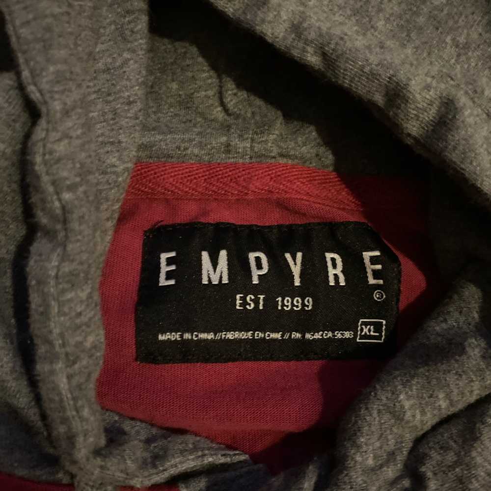 Empyre Red empyre striped hoodie - image 2