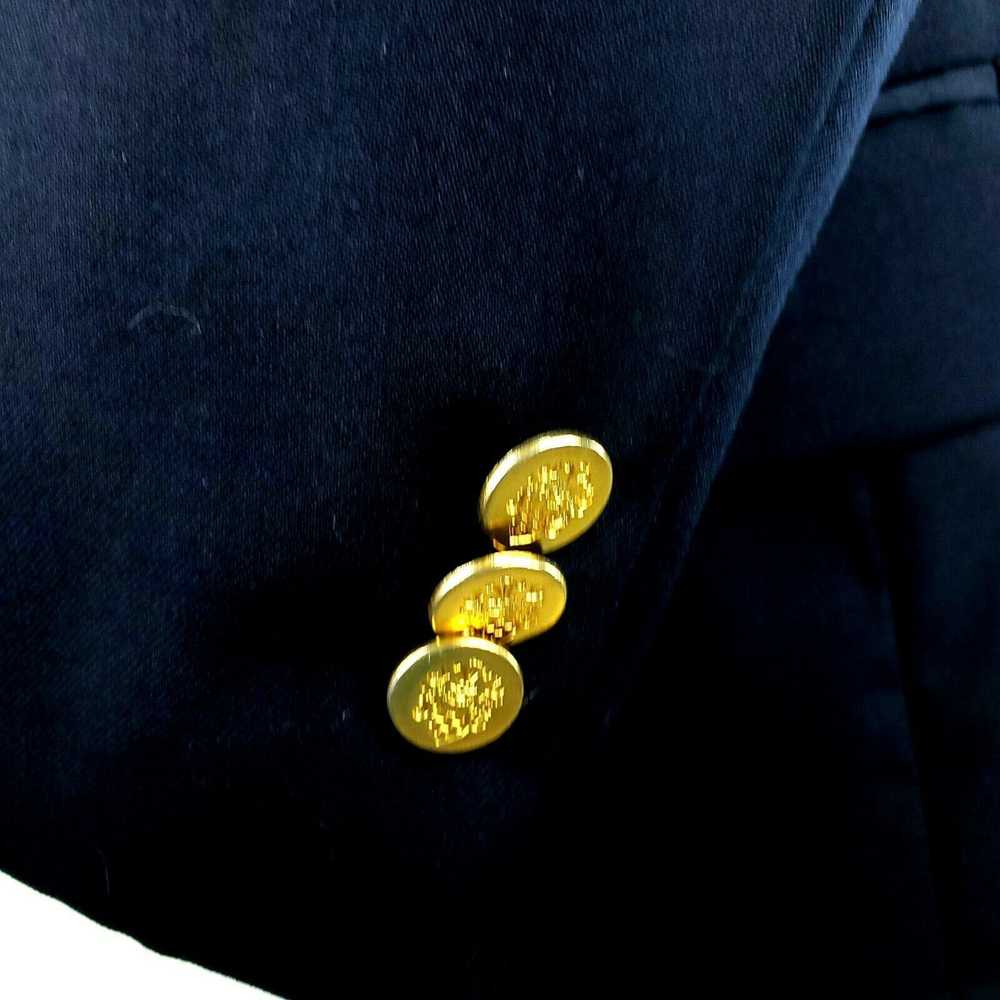 Joseph & Feiss Joseph Feiss 42S 2 Gold Button Blu… - image 3