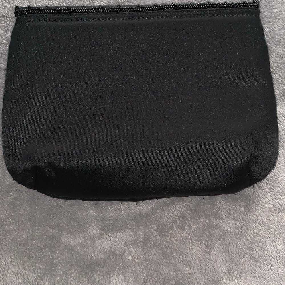 Vintage Black Beaded Clutch - image 2