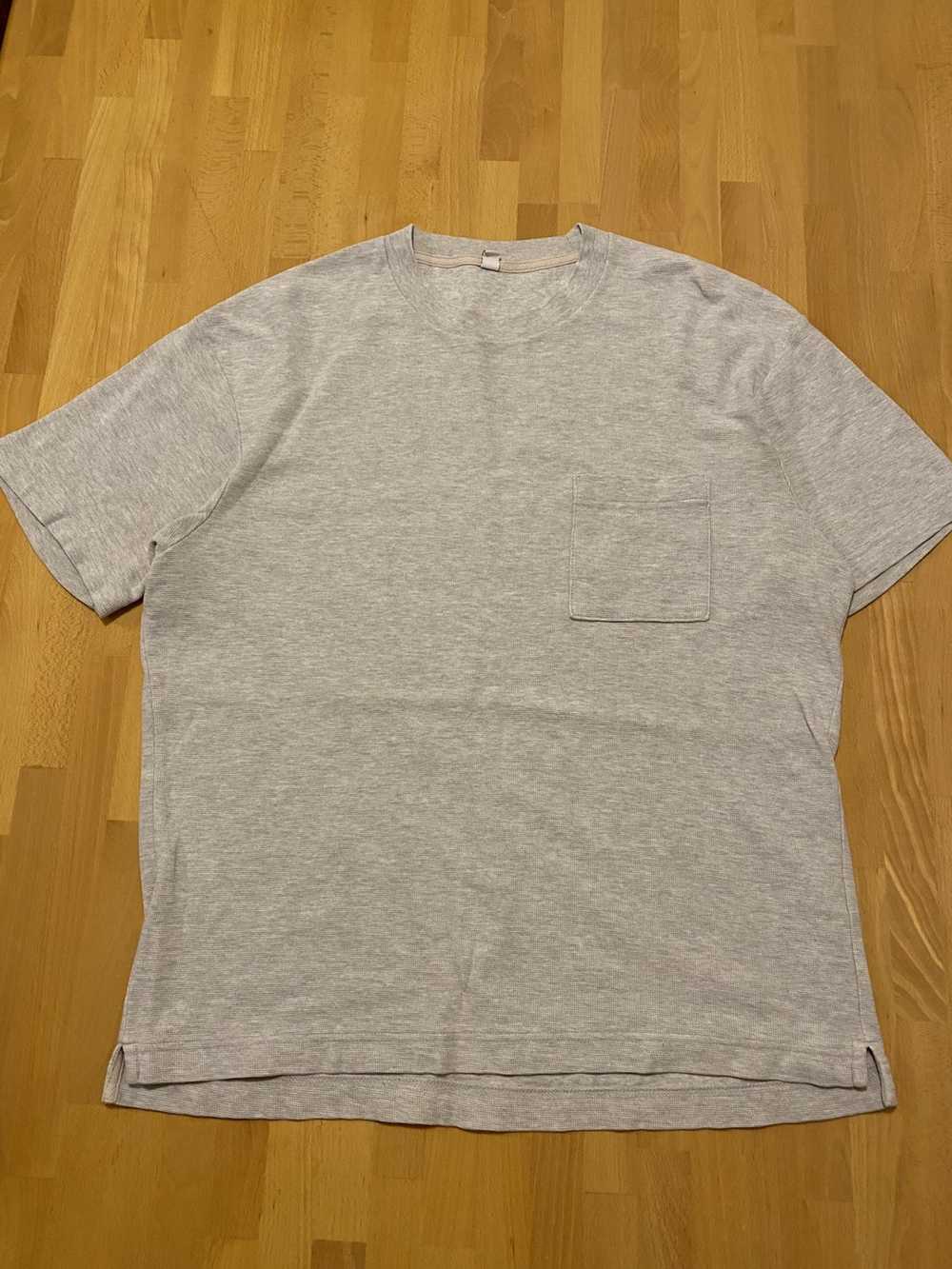 Uniqlo Boxy Split tee Heavy cotton slug drop Trav… - image 1