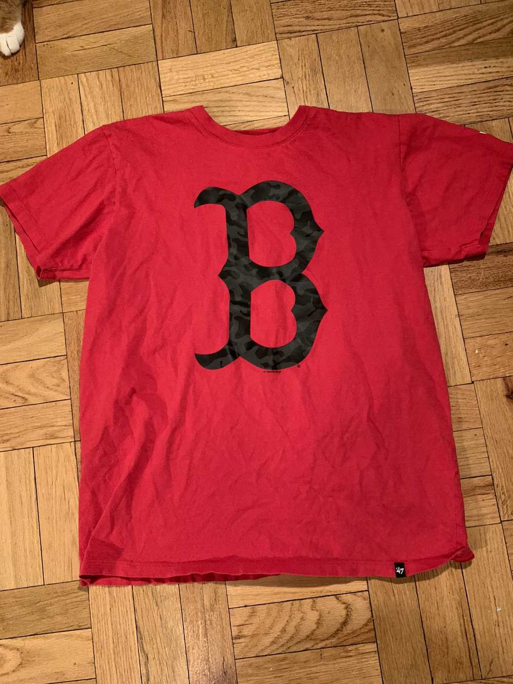 47 Brand Boston Red Sox Red Camo Shirt - image 1