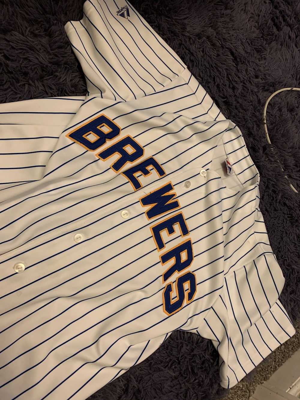 Majestic Brewers Vintage Jersey - image 4