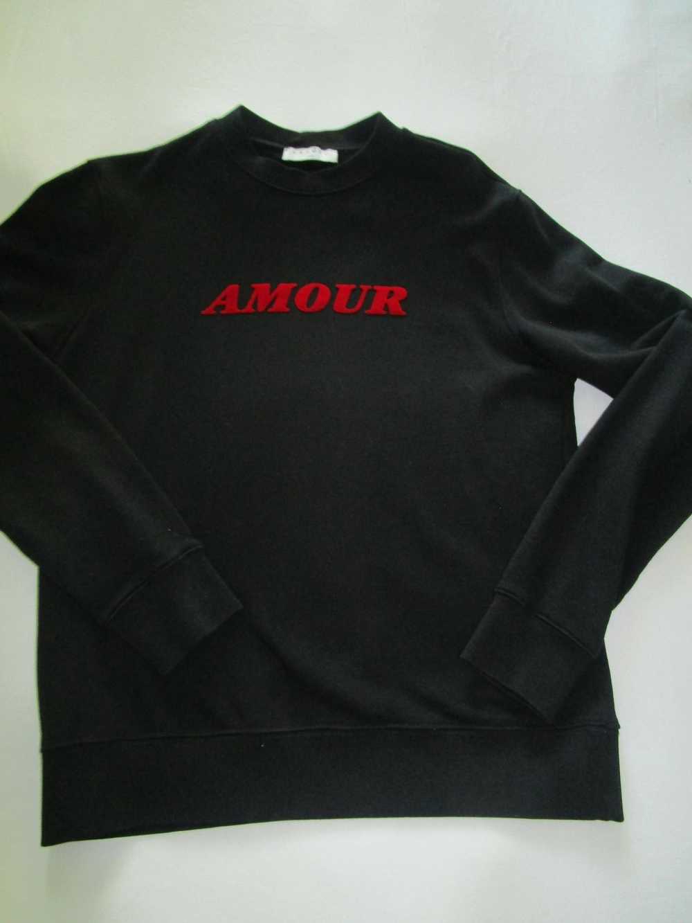 Sandro sandro black amour flocked sweatshirt - image 5
