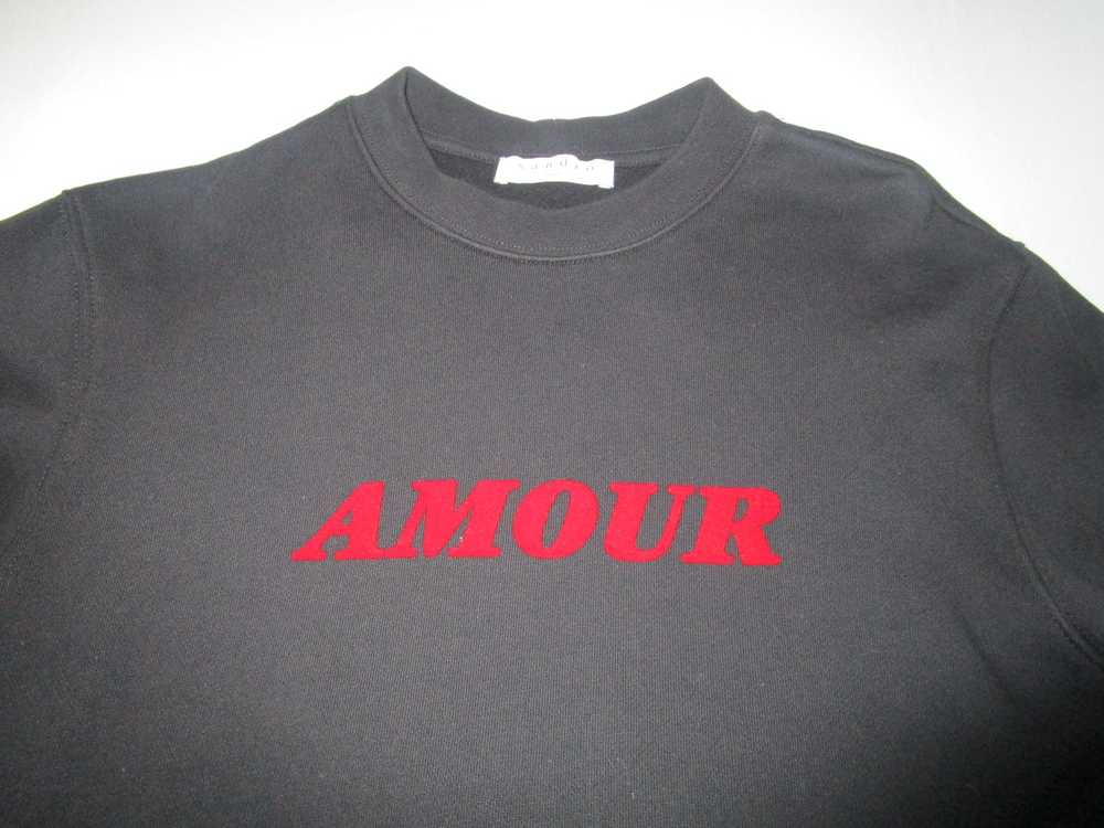 Sandro sandro black amour flocked sweatshirt - image 6
