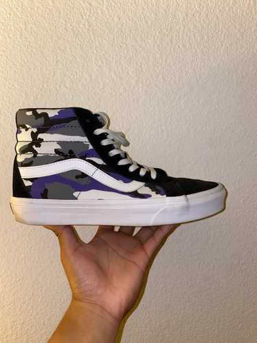 Van × Vans Purple Camo Vans sk8 Hi