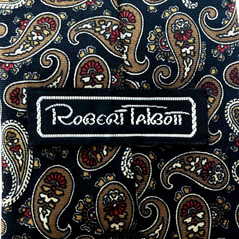 Robert Talbott Robert Talbott Print Paisley Brown… - image 3